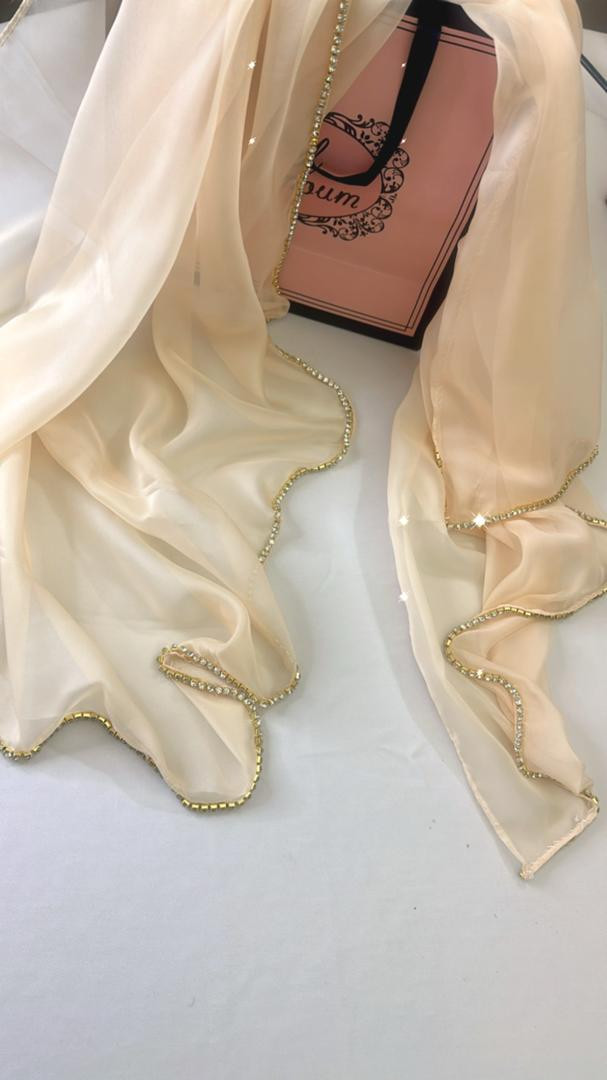 Golden color hijab