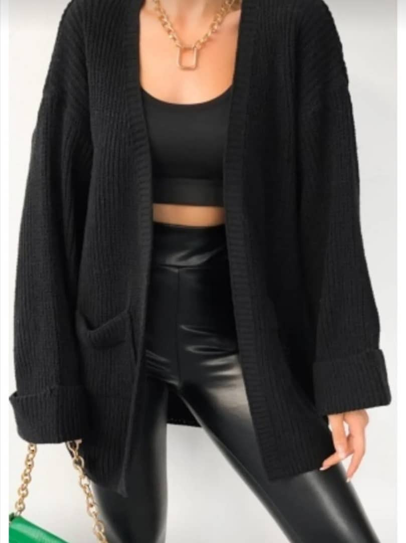 woolen cardigan - Hover