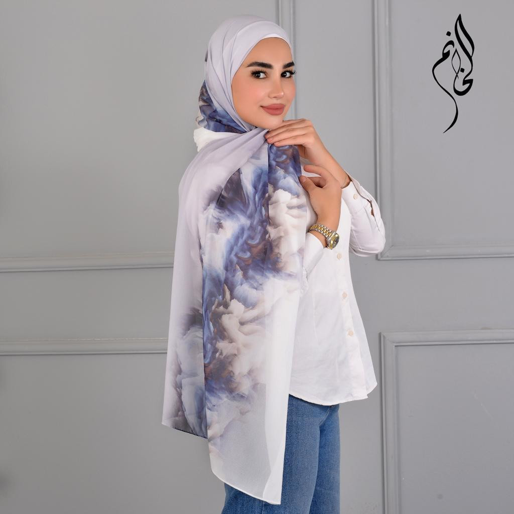 islamic colorful modern hijab - Hover