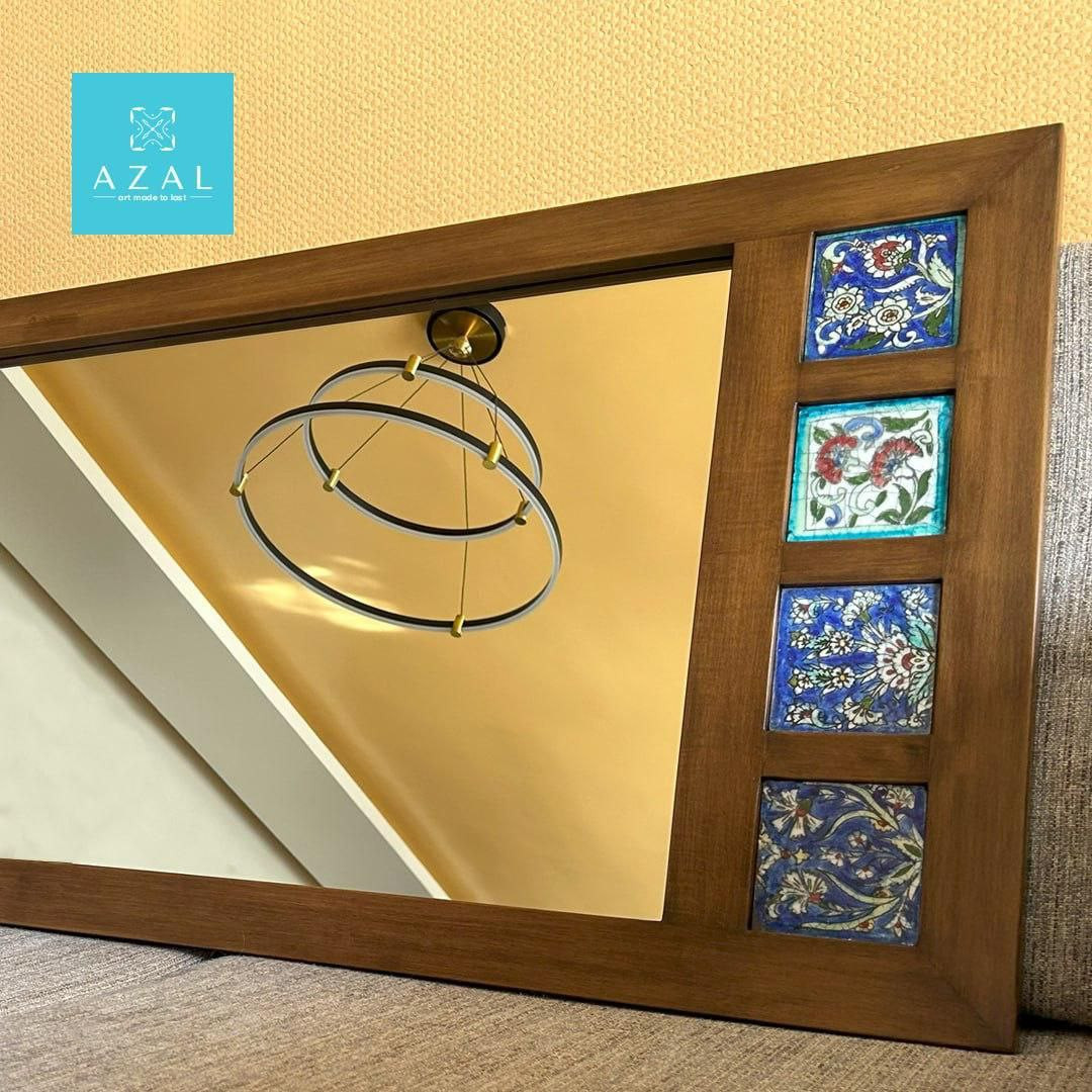 Rectangular tiled mirror - Hover