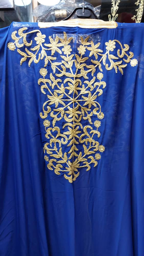 embroidered abaya - Hover