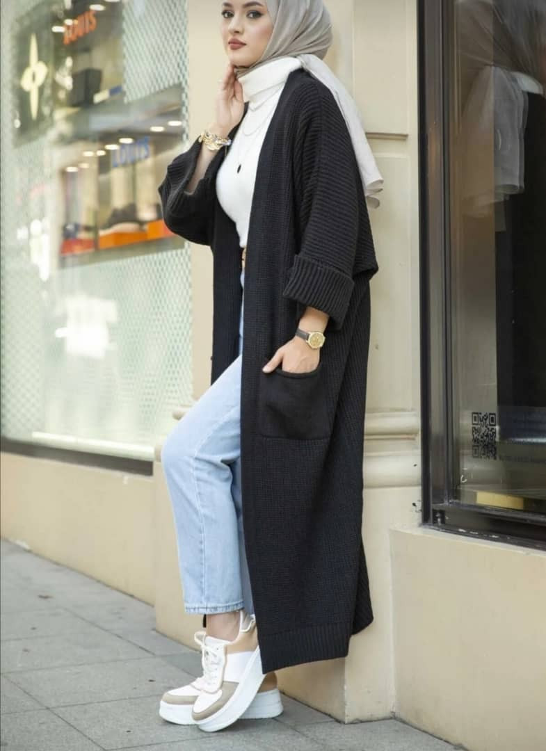 long cardigan - Hover