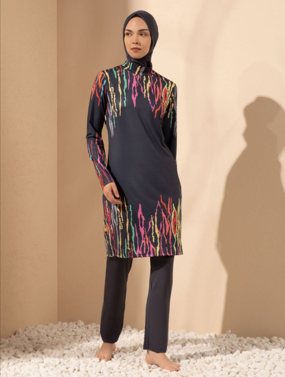 Multi colored swimsuit