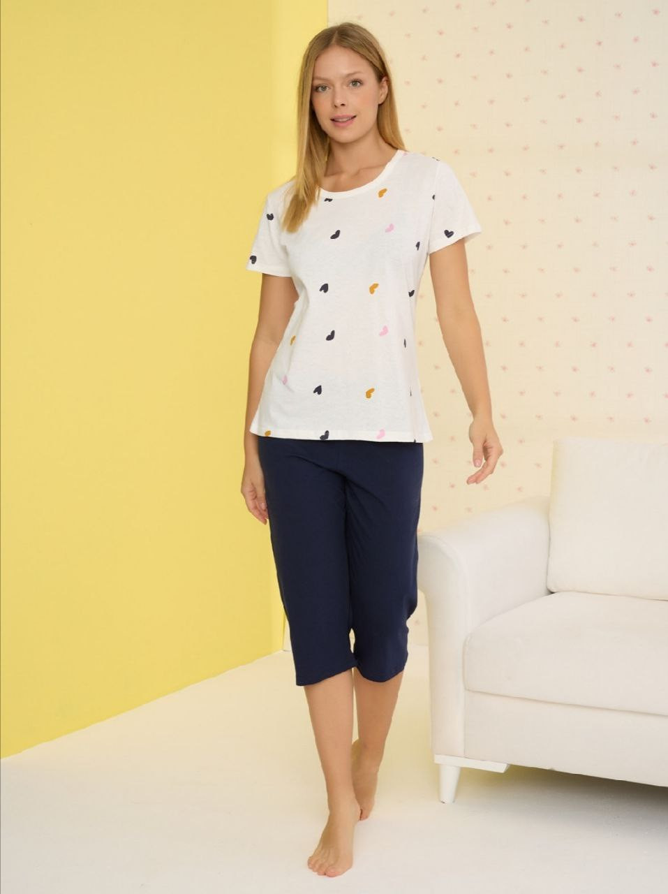 Miny Hearts pyjama - Hover