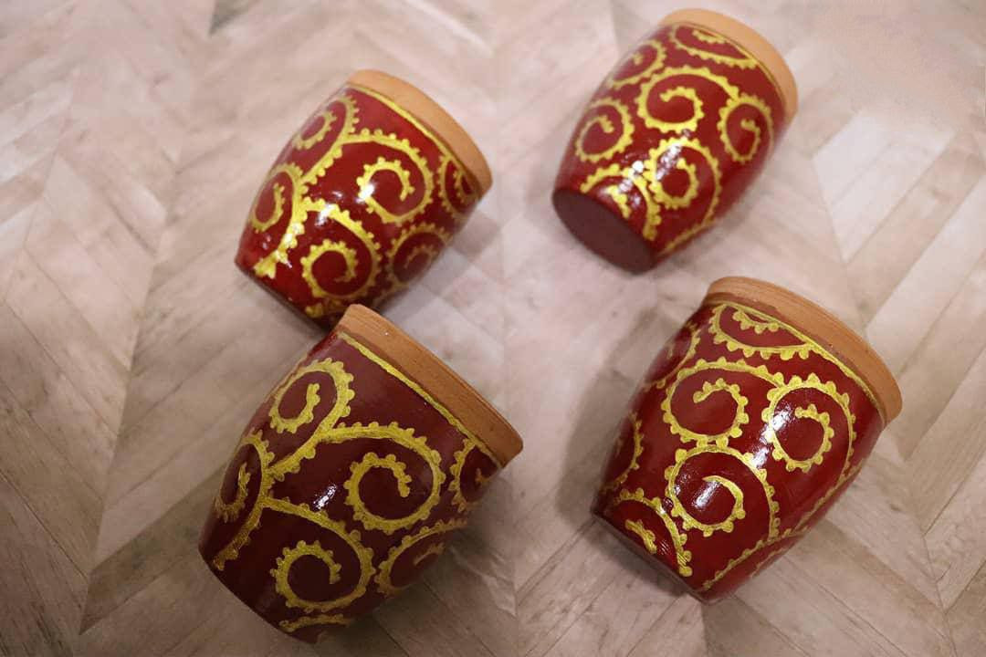 Jar and cups set - Hover