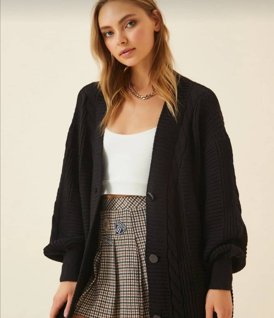 oversized cardigan