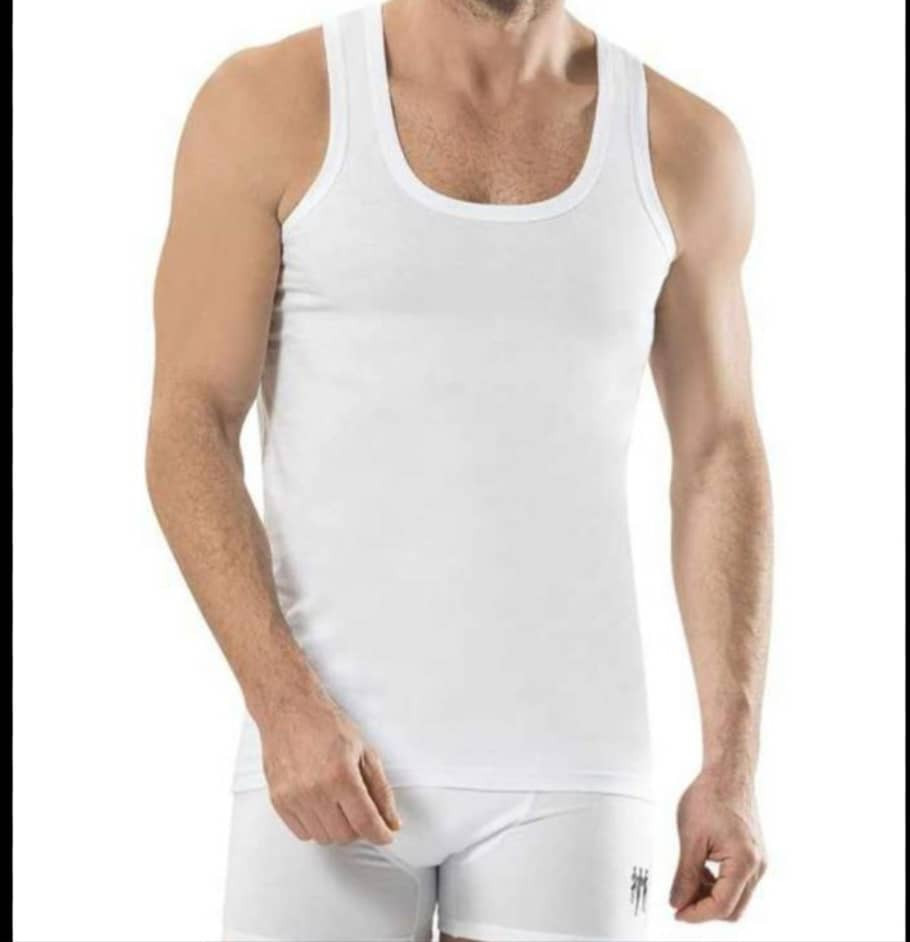 Men  cotton Undershirt ,Sleeveless - Hover