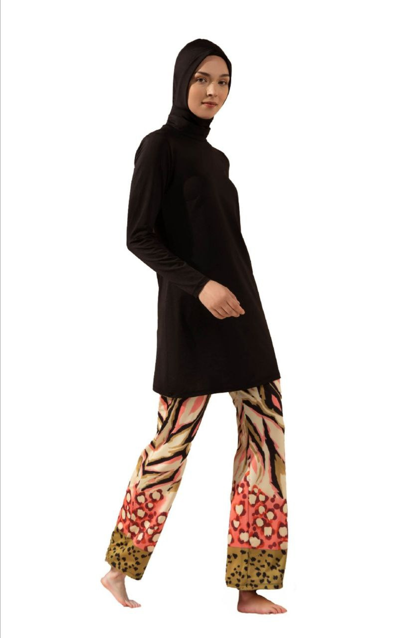 Colorful pants swimsuit - Hover