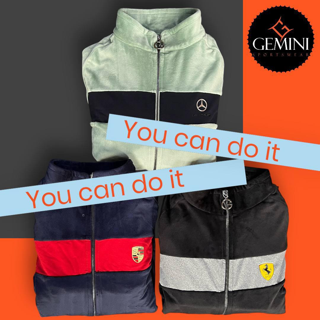 Men’s velvet Tracksuit - Hover