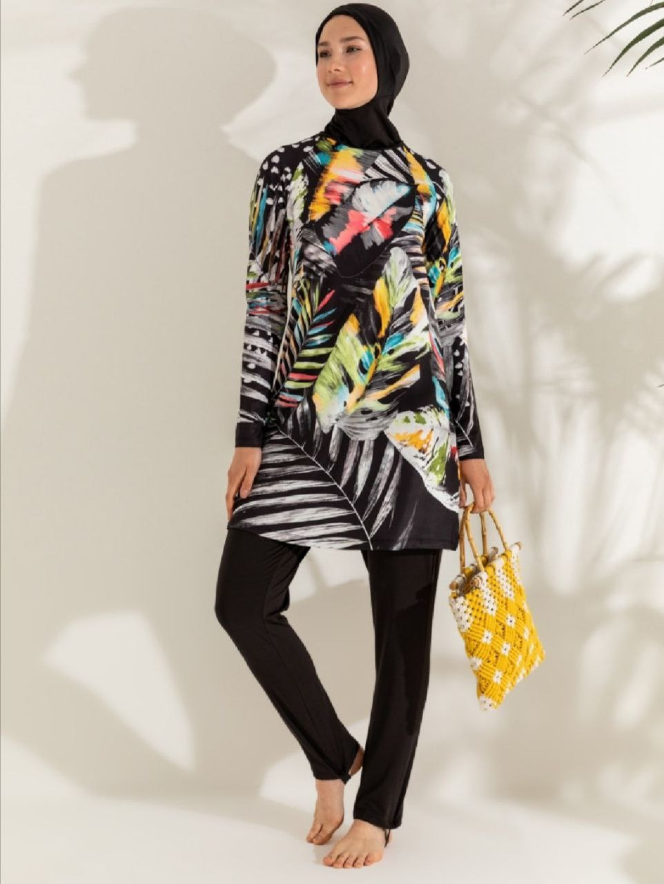 Multi colored swimsuit