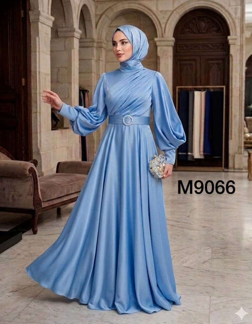 Elegant Zara satin dress- M9066