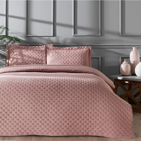 Dusty Rose Bedspread set