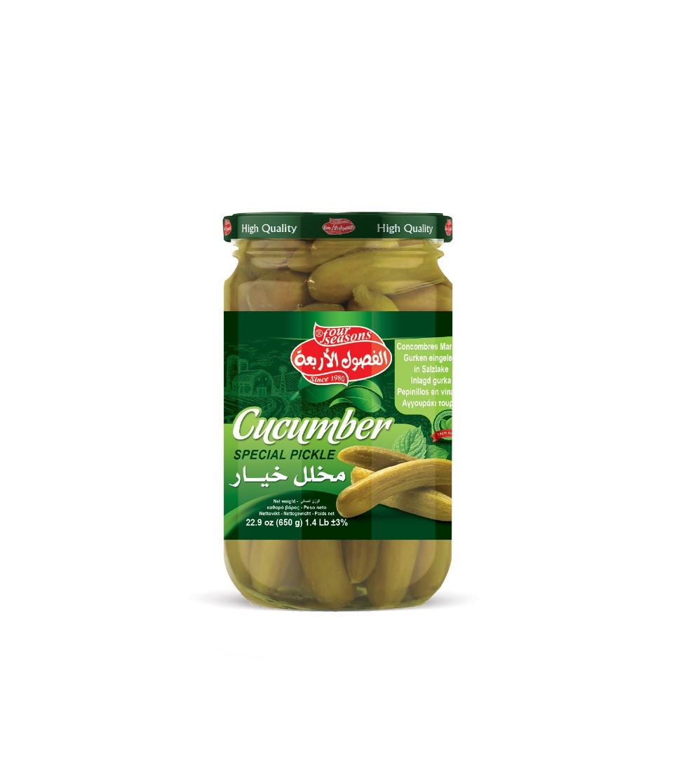 Pickled cucumber 600g