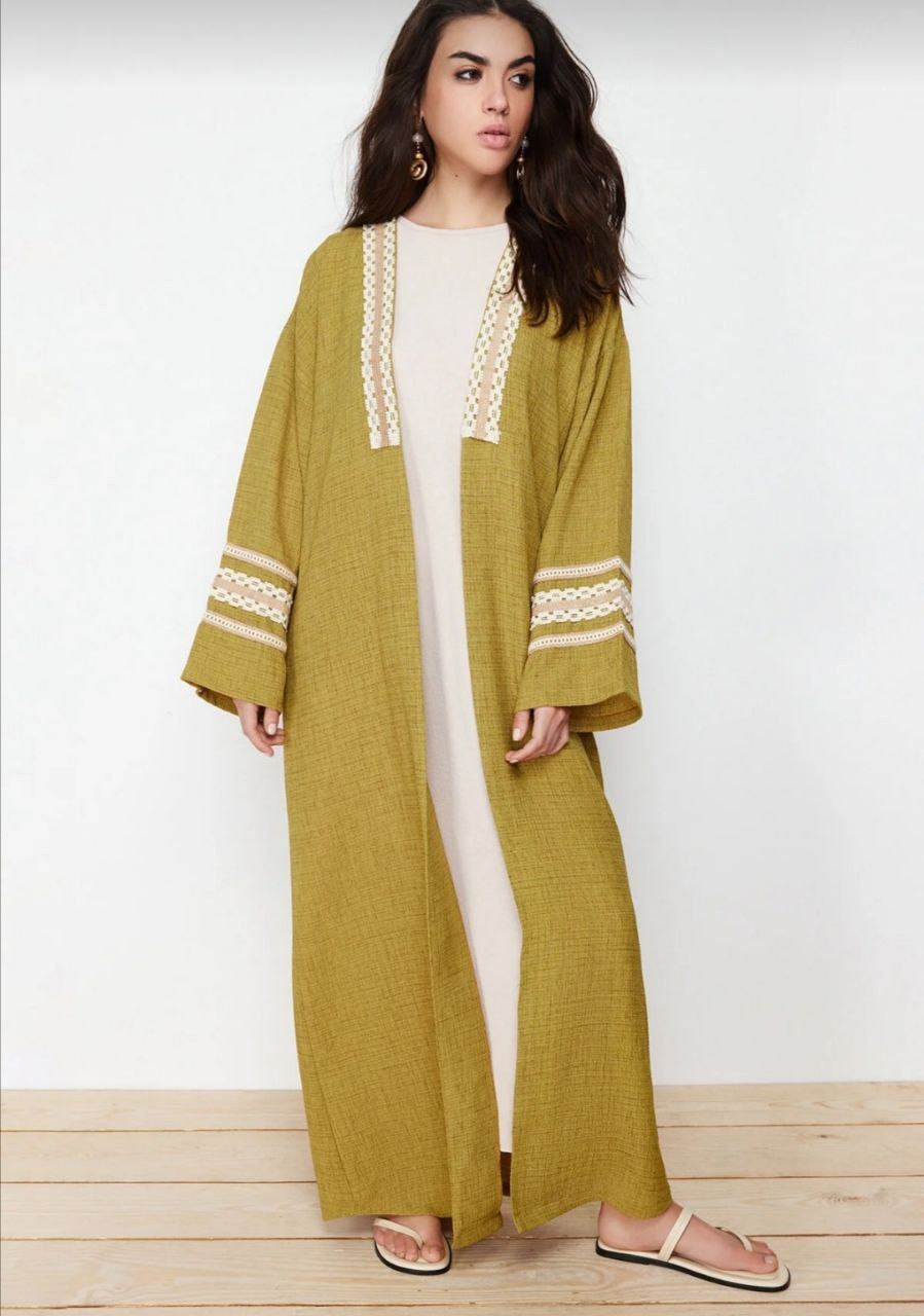 embroidered Abaya - Hover