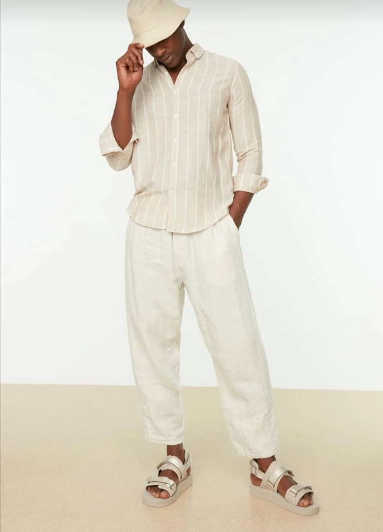 striped men’s shirt