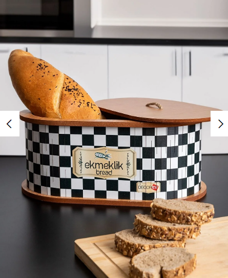 Bread Box and Basket - Wooden