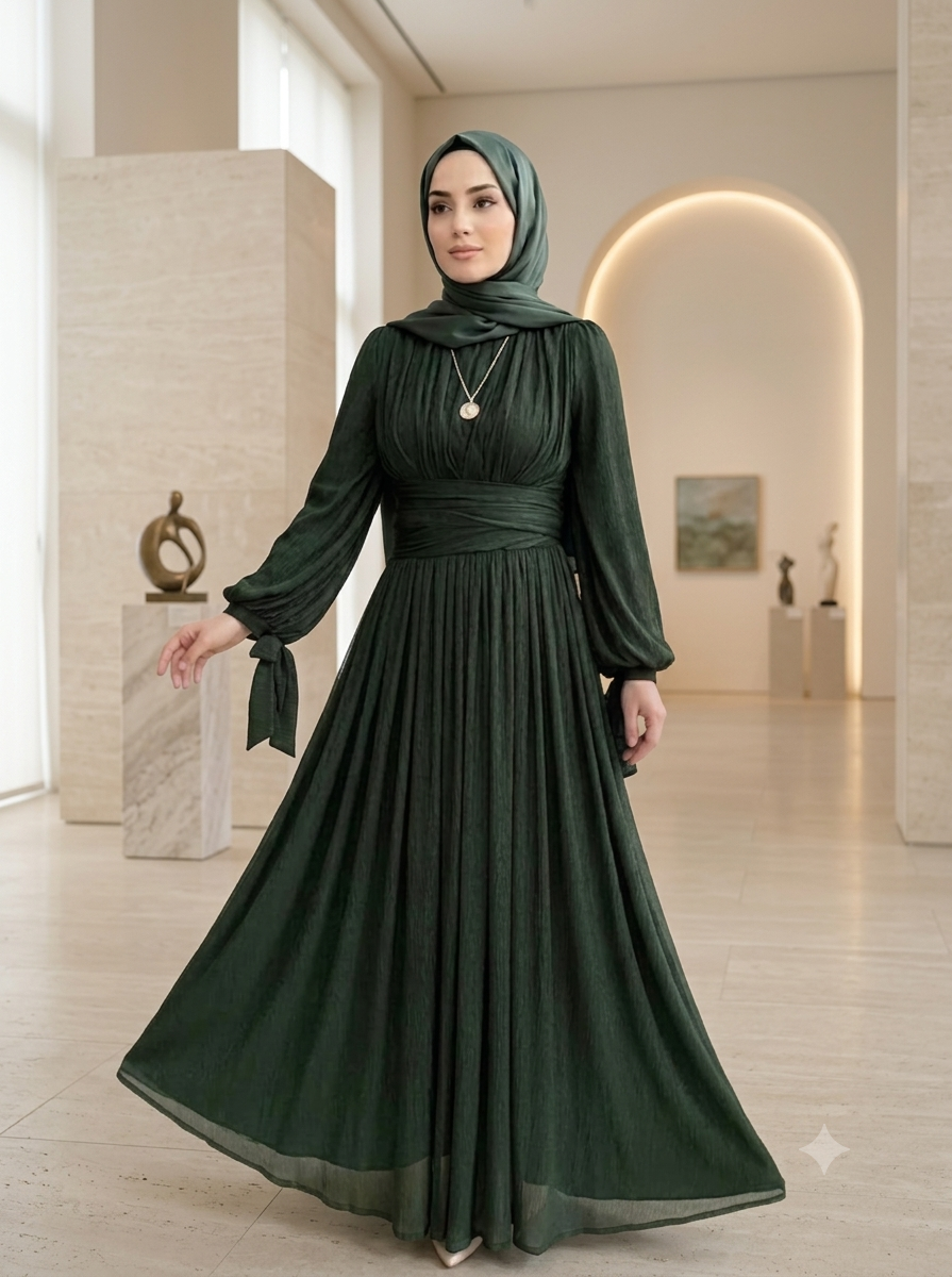 M9072  Classy chanel chiffon dress