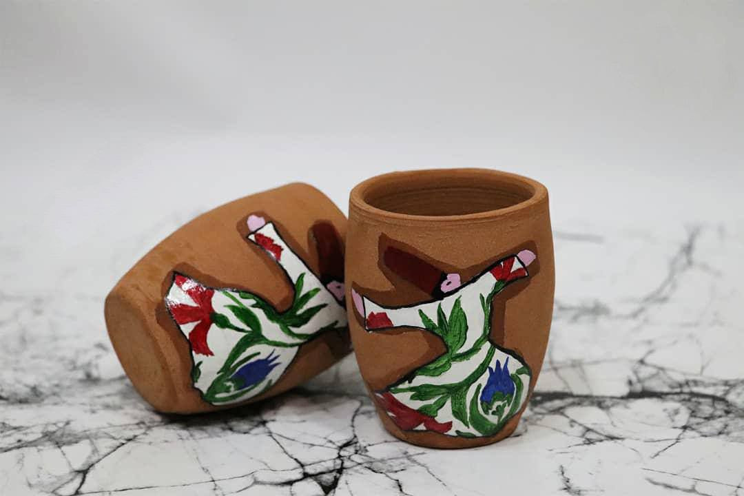 Jar and cups set - Hover