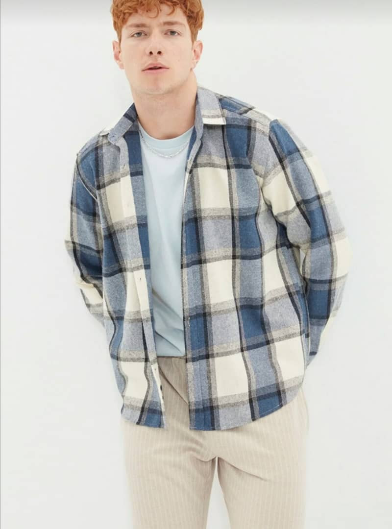 patterned men’s shirt