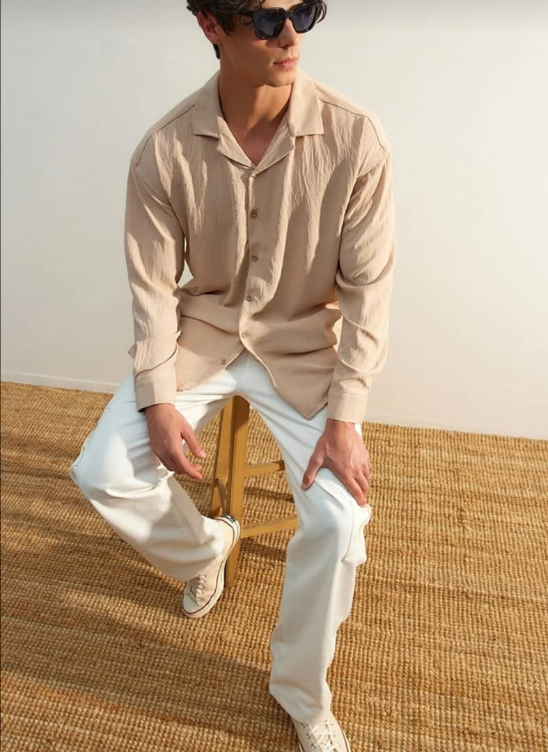 oversized men’s shirt