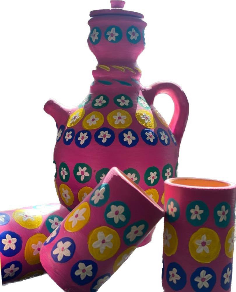 Jar and cups set - Hover