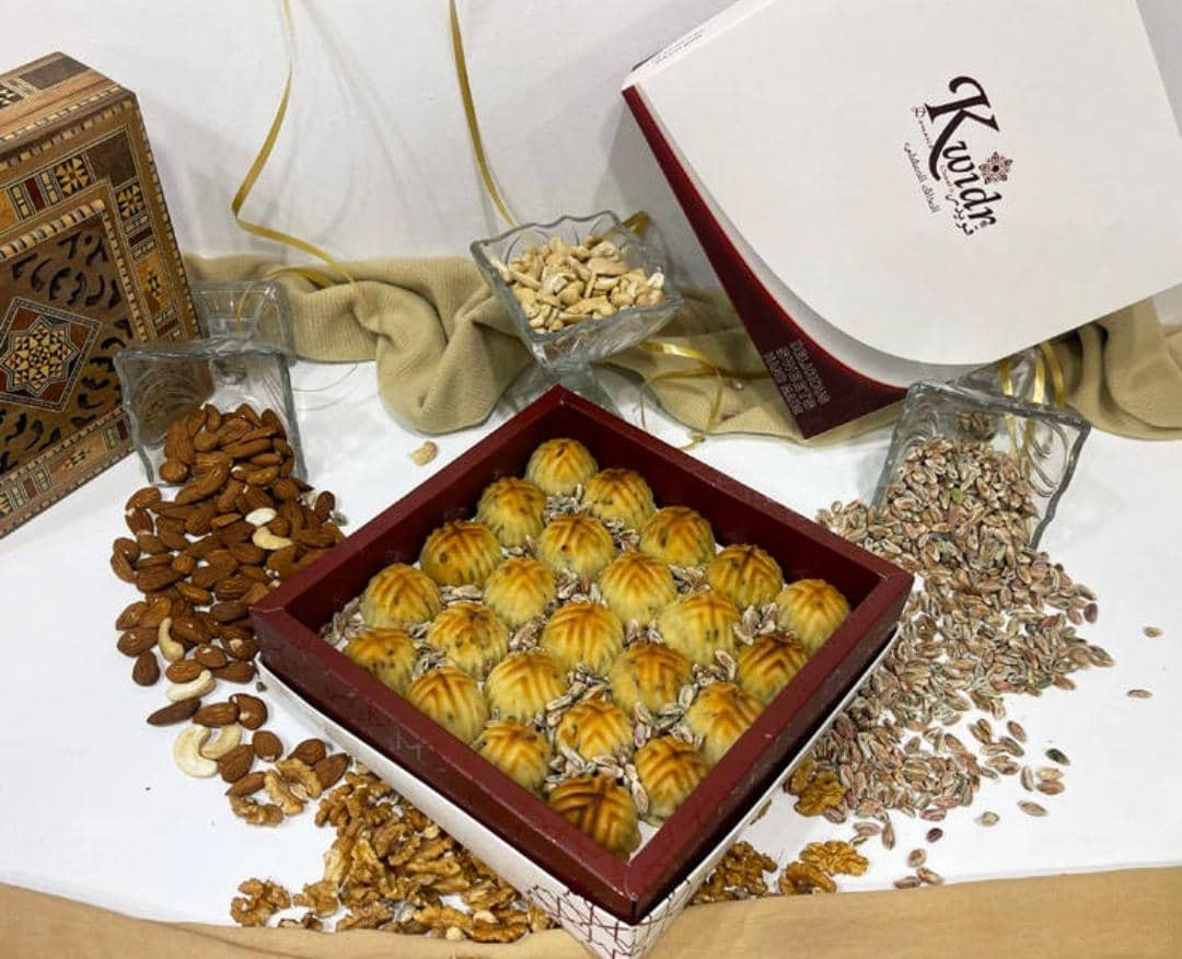 AL Kweider Pistashio maamoul 1 kg