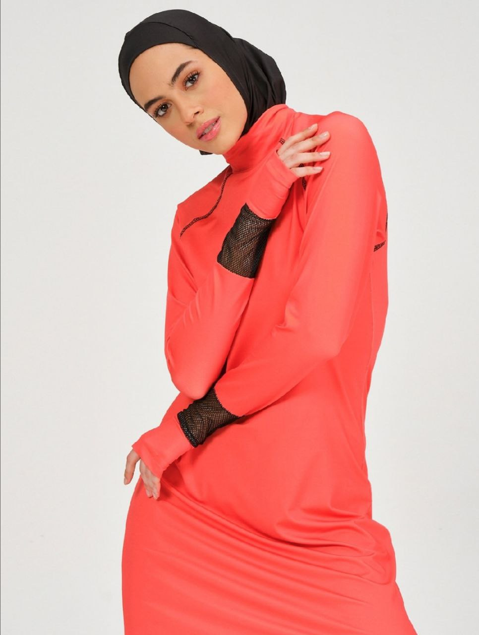 Simple orange swimsuit - Hover